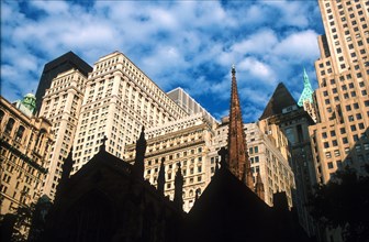 Episcopal church in sight of the World Trade Centers
