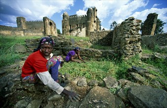 LOCALS, GONDOR CASTLE, ETHIOPIA