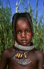 YOUNG  HIMBA GIRL, KUNENE, NAMIBIA