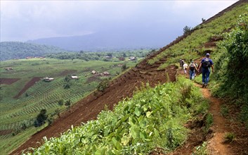 TERRACED FARMLANDS, DEMOCRATIC REPUBLIC OF CONGO