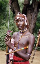 SAMBURU TRIBESMAN, SAMBURU NATURE RESERVE, KENYA