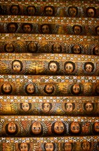 PAINTED ANGELS, DEBRE BERHKN SELASIE CHURCH, ETHIOPIA