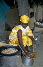 LOCAL WOMAN COOKING, DJENNE, MALI