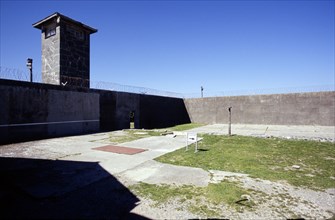 Prison de Robben Island, en Afrique du Sud