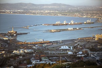 Cape Town's Duncan Dock receives ships from all over the world, nestled as it is in the corner of