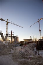 Construction at the Cape Town's International Airport toward getting the facility ready for the