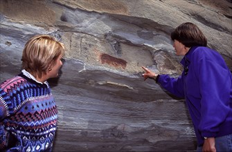 Phyl Sephton rock art guide and owner of Woodcliffe farm in the