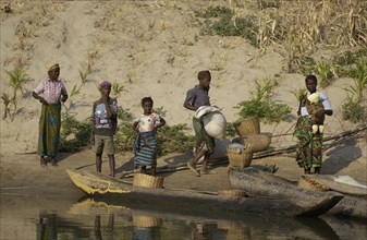 River transport.Zambia