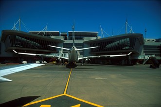 aeroplane at Johannesburg International Airport
