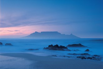 TABLE MOUNTAIN FROM BLOUBERGSTRAND,