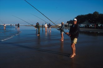 fishing in the sea