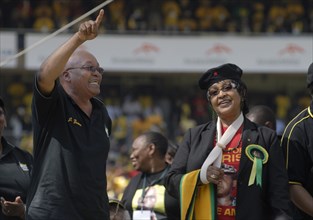 African National Congress (ANC) election rally held at the Ellis Park Stadium in Johannesburg (19 April 2009)