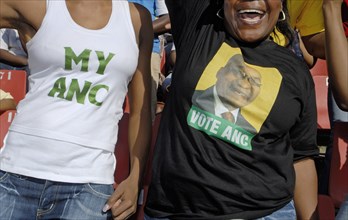 African National Congress (ANC) election rally held at the Ellis Park Stadium in Johannesburg (19 avril 2009)