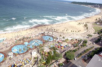 Vue générale des plages de Durban