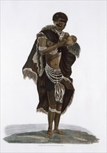 Stees, Femme Khoi-khoi avec son enfant