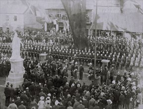 Inauguration de la mise en place de la statue de la Reine Victoria au Cap
