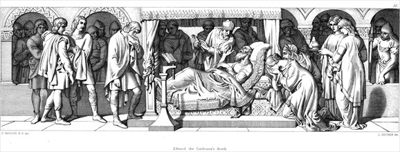 Mort d'Edouard le Confesseur (environ 1003-1066)