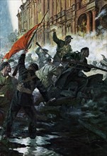 Russian Revolution, October 1917
The storming of the Winter Palace, St Petersburg