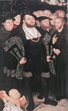 Cranach le Jeune, Martin Luther et les réformateurs de Wittenberg