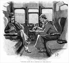 "The Adventure of Silver Blaze":  'Holmes gave me a sketch of the events'