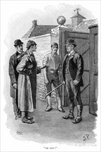 Encounter between Silas Brown and Holmes