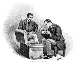 Le rituel des Musgrave. Le Dr Watson regarde Sherlock Holmes se plonger dans les souvenirs d'une de ses vielles enquêtes