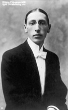 Portrait d'Igor Stravinsky (1882-1971) compositeur américain