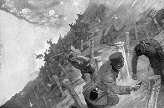 Guerre russo-japonaise 1904-1905, les troupes japonaises massacrées par des fils barbelés