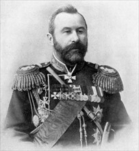 Portrait de Alexei Nikolaievich Kuropatkin (1848-1925), Soldat russe, commandant en chef en Mandchourie