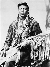 Photograph showing Little Head, North American Indian