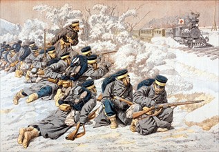 Russo-Japanese War 1904-5: Japanese firing on Russian Red Cross