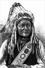 Portrait du chef indien Sitting Bull