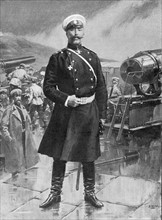 Anatoly Mikhaylovich Stossel (1848-1915) Général russe aux commandes de Port Arthur  en 1904, pendant la guerre Russo-Japonaise de 1904-1905