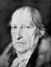 Portrait de Georg Wilhelm Friedrich Hegel (1770-1831) Philosophe idéaliste allemand