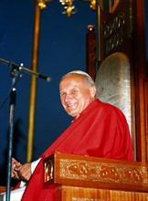 Photograph showing Pope John Paul II (Karol Jozef Wojtyla)