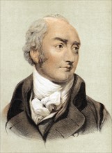 Lithograph showing George Canning (1770-1827) English statesman