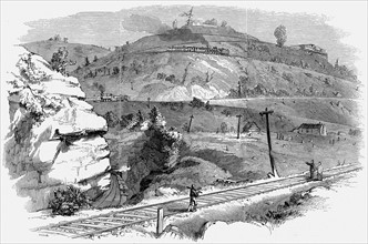 Chemins de fer de Baltimore et de l'Ohio : Section de chemin de fer de montagne sur la colline Boardtree Hill