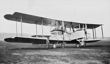 Vickers-Vimy-Rolls machine, first plane to fly the Atlantic non-stop