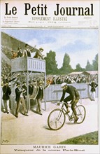Maurice Garin (1871-1957) vainqueur de la course cycliste Paris-Brest de 1901