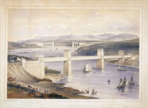 Britannia Tubular Bridge over Menai Straits