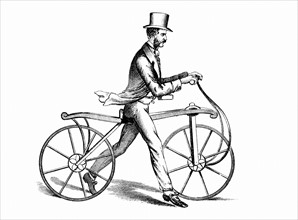La bicyclette du baron von Drais, 1818