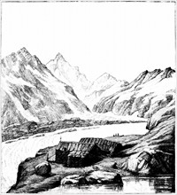 Jean Louis Rodolphe Agassiz (1807-1873), naturaliste et glaciologue américain d'origine suisse