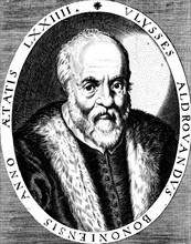 Ulisse Aldrovandi, Italian botanist, naturalist and physician.