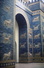 Ishtar Gate through which ran processional road