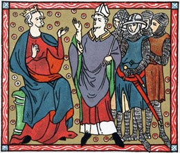 Henri II se disputant avec Thomas Becket