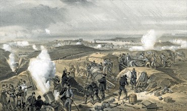 Guerre de Crimée 1853-1856, siège de Sébastopol, octobre 1854 à septembre 1855