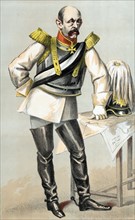 Cartoon showing Otto von Bismarck at the time of the Franco-Prussian War