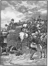 The Battle of Naseby on 14 June 1645