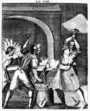 Johannes Baptista della Porta, "Blacksmiths at work"