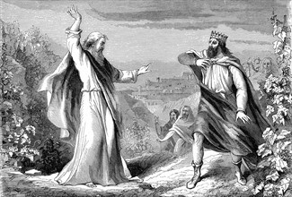 Elijah denouncing Ahab